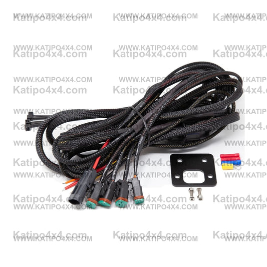 KC Hi-Lights M-RACK - WIRE HARNESS ( FRONT LIGHT BAR & 4X SIDE LIGHTS )
