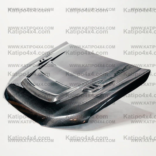 FORD RANGER, EVEREST & RAPTOR  CARBON BONNET, TYPE - MOD-X (2015-2022)  WORLDWIDE SHIPPING