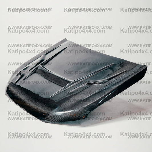 FORD RANGER, EVEREST & RAPTOR  CARBON BONNET, TYPE - XMEN V4 (2015-2022) Worldwide shipping