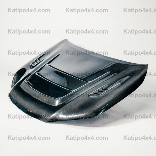 N80 TOYOTA HILUX  CARBON BONNET, MOD -X (2015-2022)