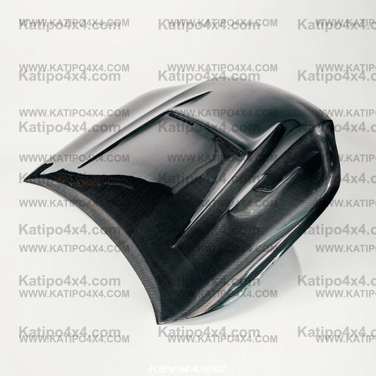 N80 TOYOTA HILUX  CARBON BONNET, TYPE - BATMASN BASIC (2015-2022)