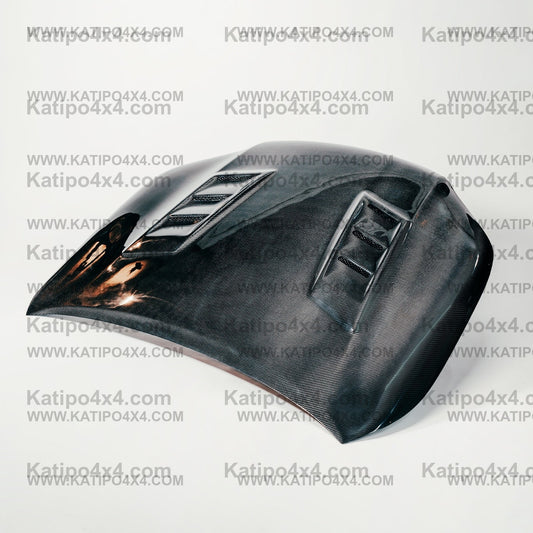 N80 TOYOTA HILUX  CARBON BONNET, TYPE  V-SHAPE (2015-2022)