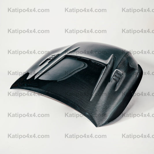 N80 TOYOTA HILUX  CARBON BONNET, TYPE - BATMAN GT (2015-2022)