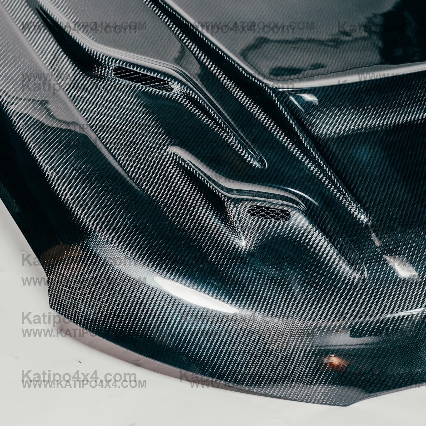 FORD RANGER, EVEREST & RAPTOR  CARBON BONNET, TYPE - XMEN V4 (2015-2022) Worldwide shipping