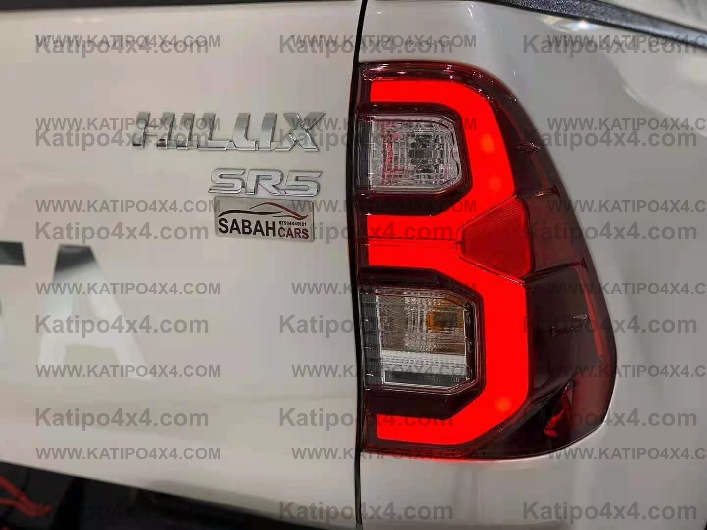 N80 TOYOTA HILUX LED REAR TAIL LIGHTS, TYPE - TRON