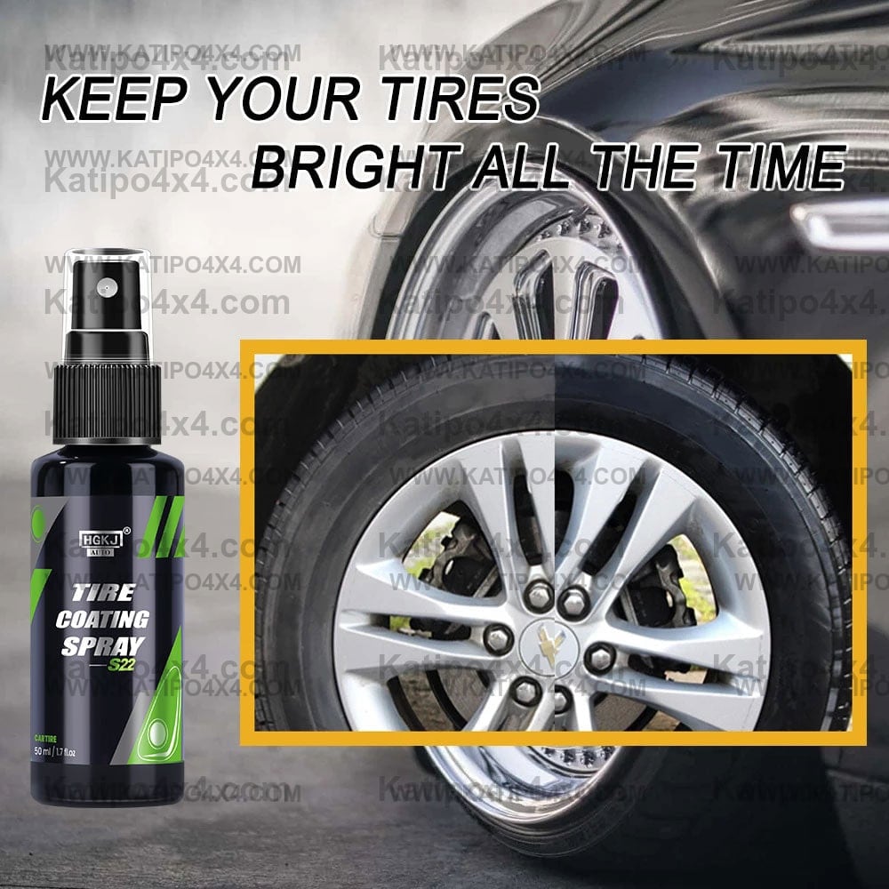 Black Car Tire Blackening Ceramic Coating Spray Liquid ( FREE WORLDWIDE SHIPPING )