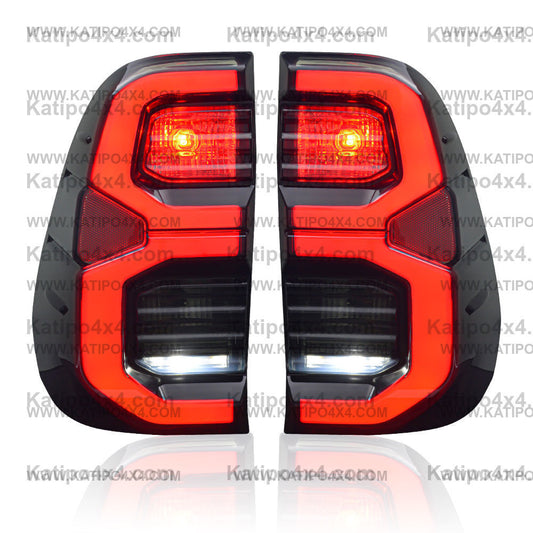N80 TOYOTA HILUX LED REAR TAIL LIGHTS, TYPE - TRON
