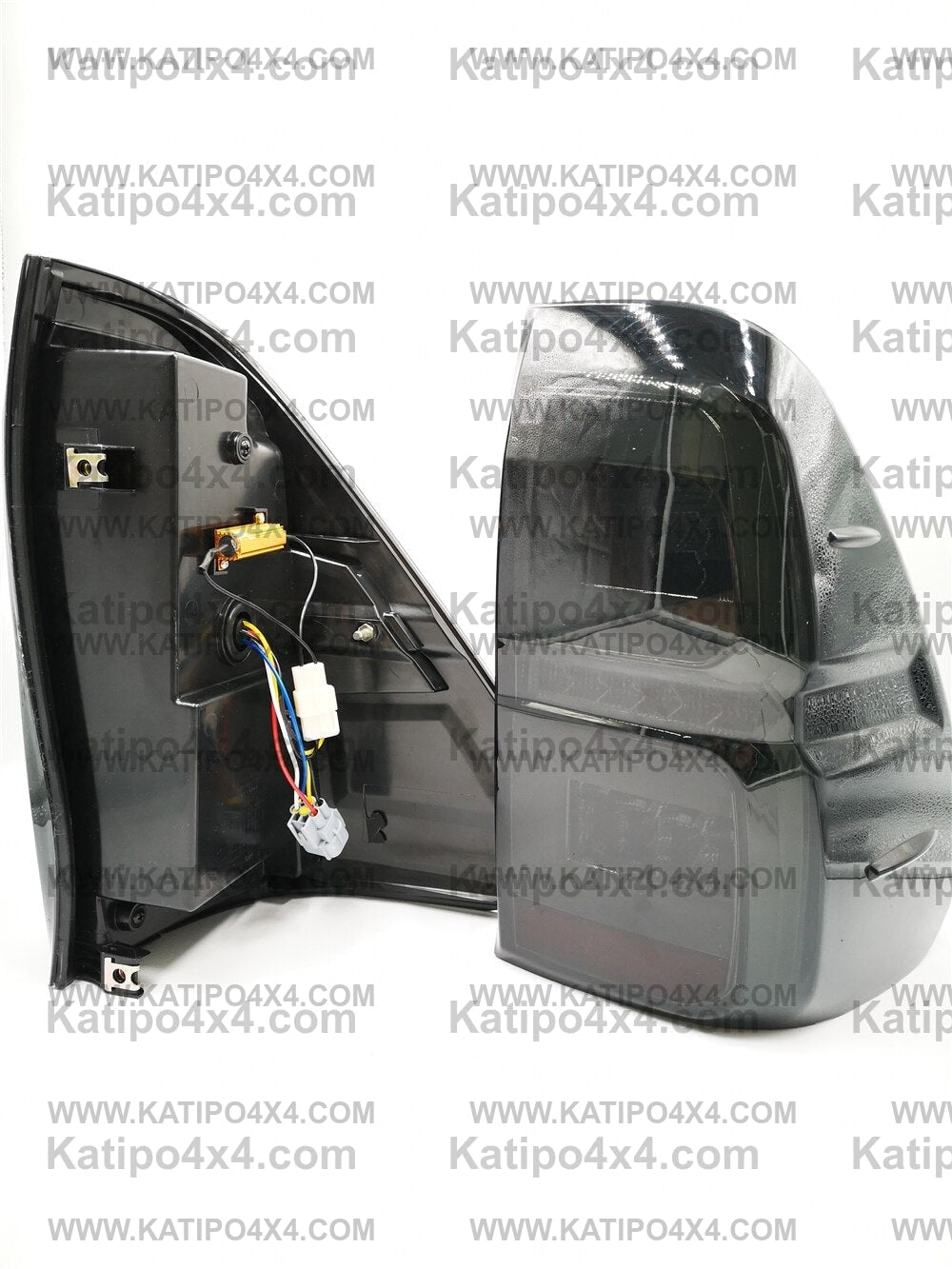 N80 TOYOTA HILUX LED REAR TAIL LIGHTS, TYPE - DARK KNIGHT