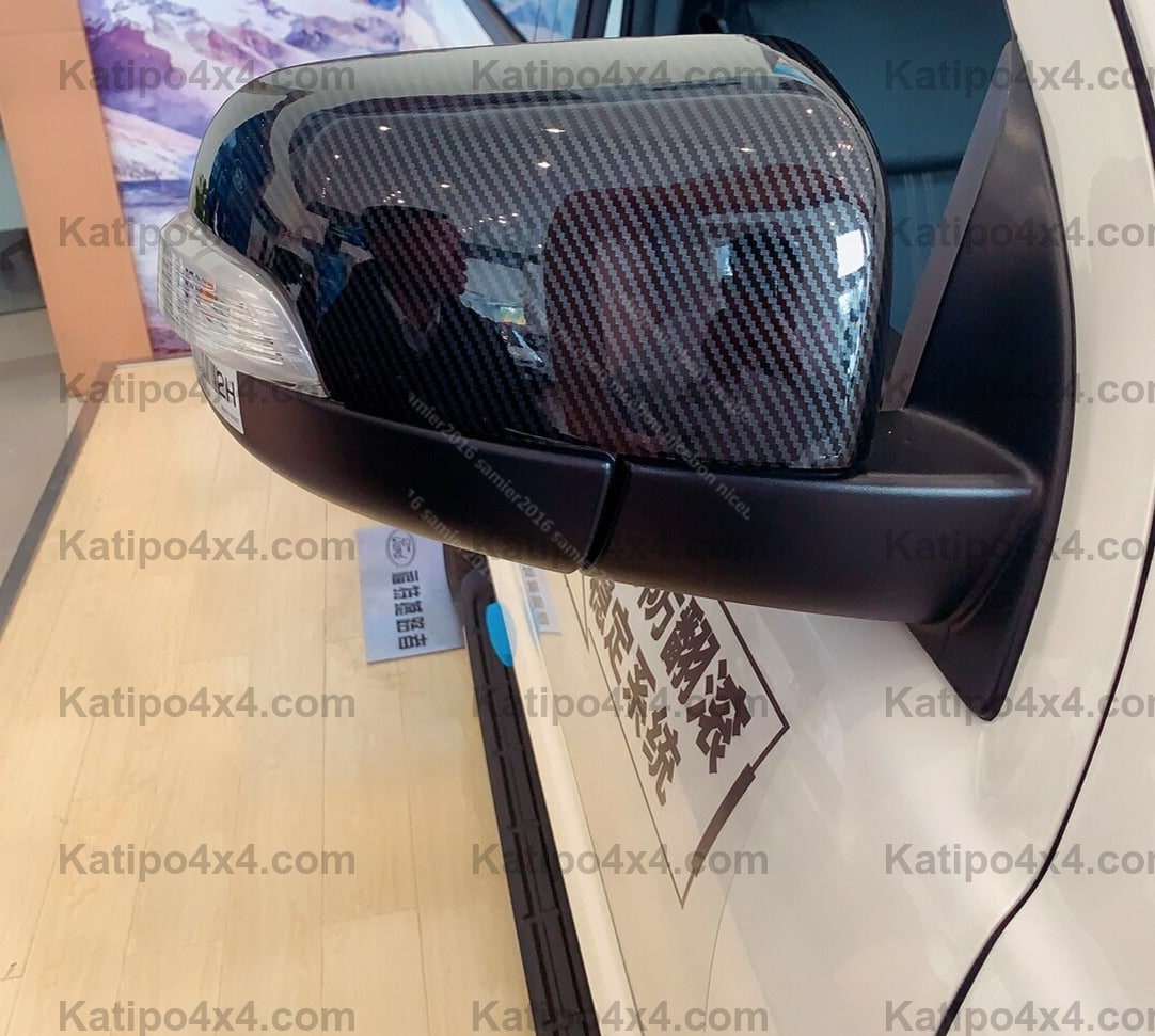 2pc Carbon Fiber  Side Mirror Trim fCover - Ford Ranger & Everest  ( 2015 - 2022 )