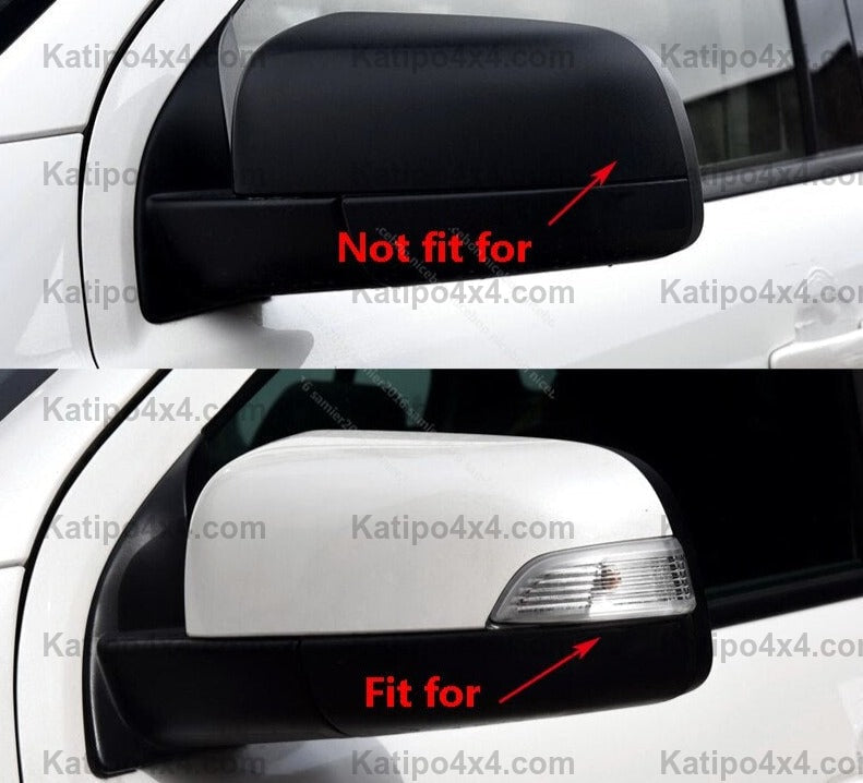 2pc Carbon Fiber  Side Mirror Trim fCover - Ford Ranger & Everest  ( 2015 - 2022 )
