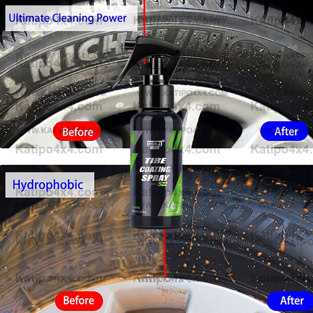 Black Car Tire Blackening Ceramic Coating Spray Liquid ( FREE WORLDWIDE SHIPPING )