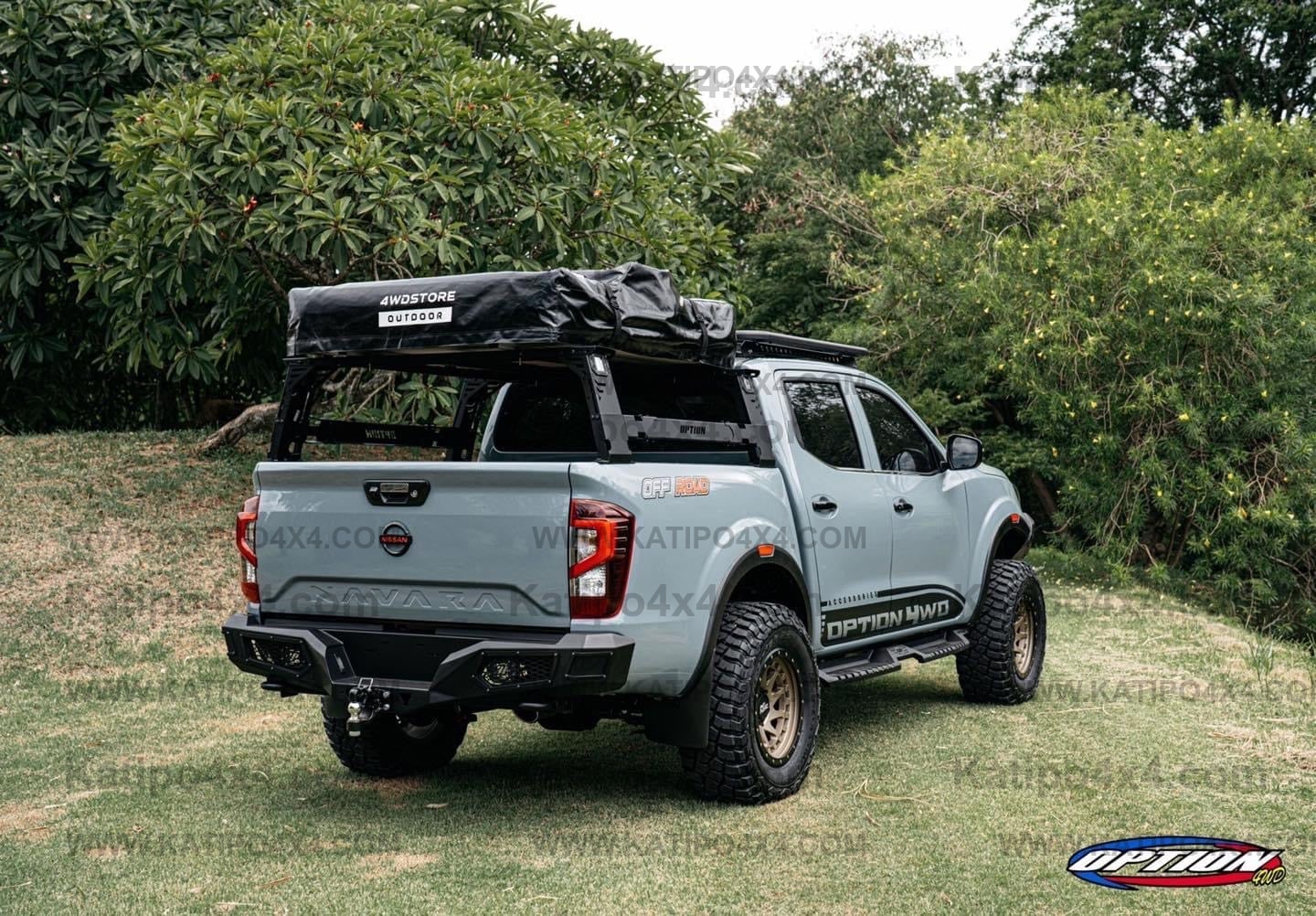 NISSAN NAVARA 2020-2023 REAR BAR WITH 2" HITCH