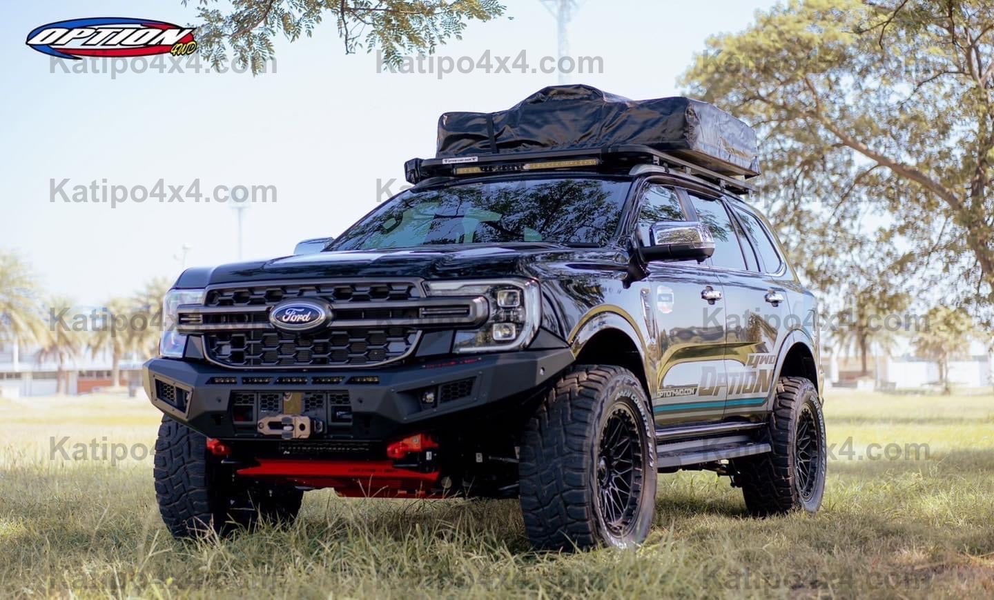 NEXT-GEN EVEREST - OP-V1 FRONT WINCH BAR FORD EVEREST 2022+ ( IN STOCK NOW )