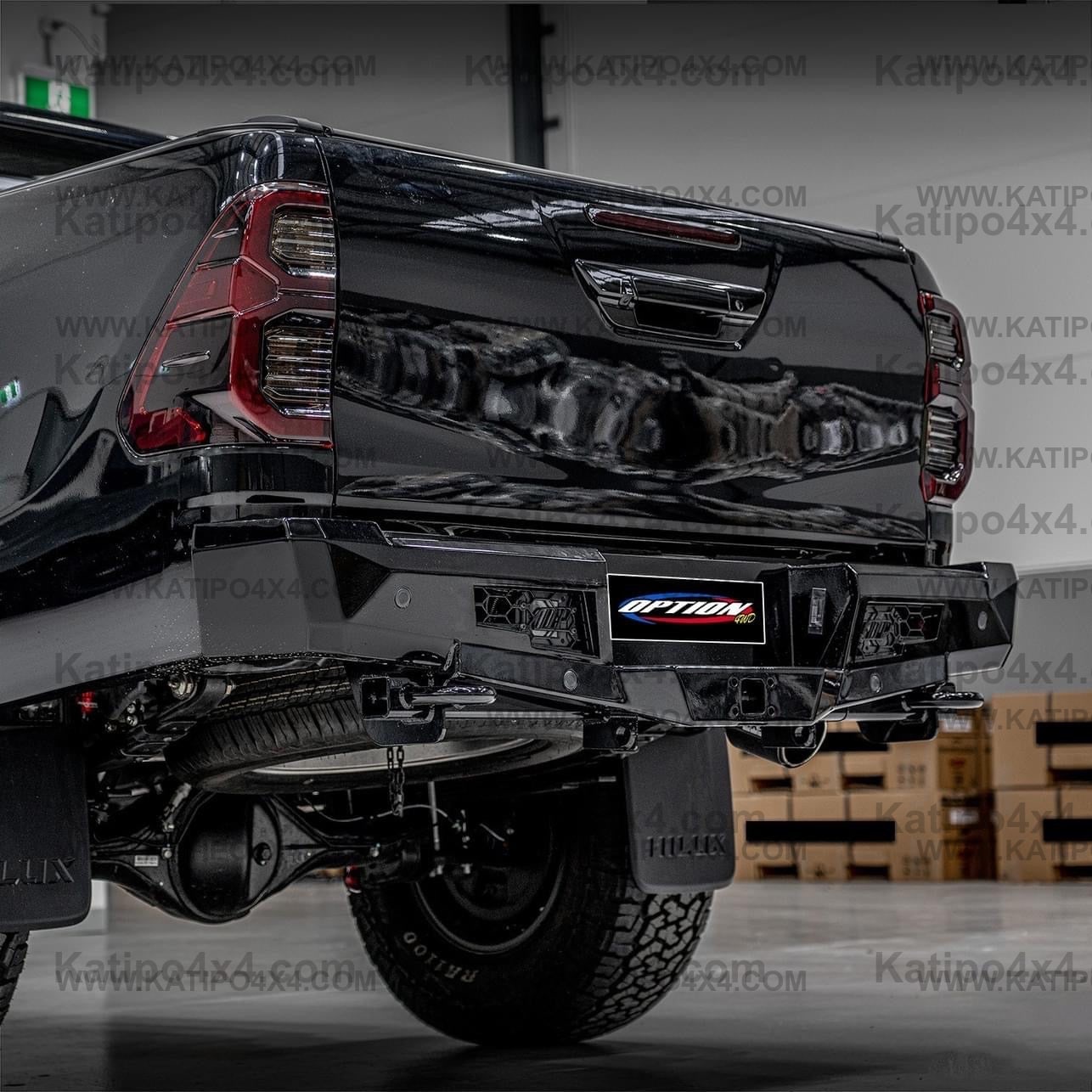 N80 TOYOTA HILUX REAR BAR & TOW HITCH ( 2015-2024 )