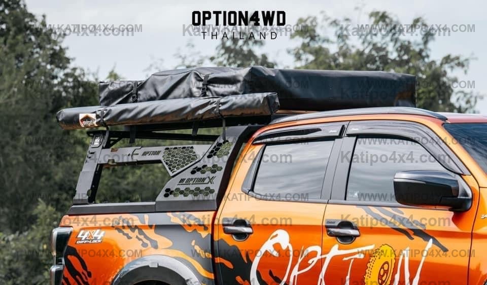 OPTION4WD - ISUZU D-MAX , SPORTS BARS & TENT RACKS ( 2020-2023 )