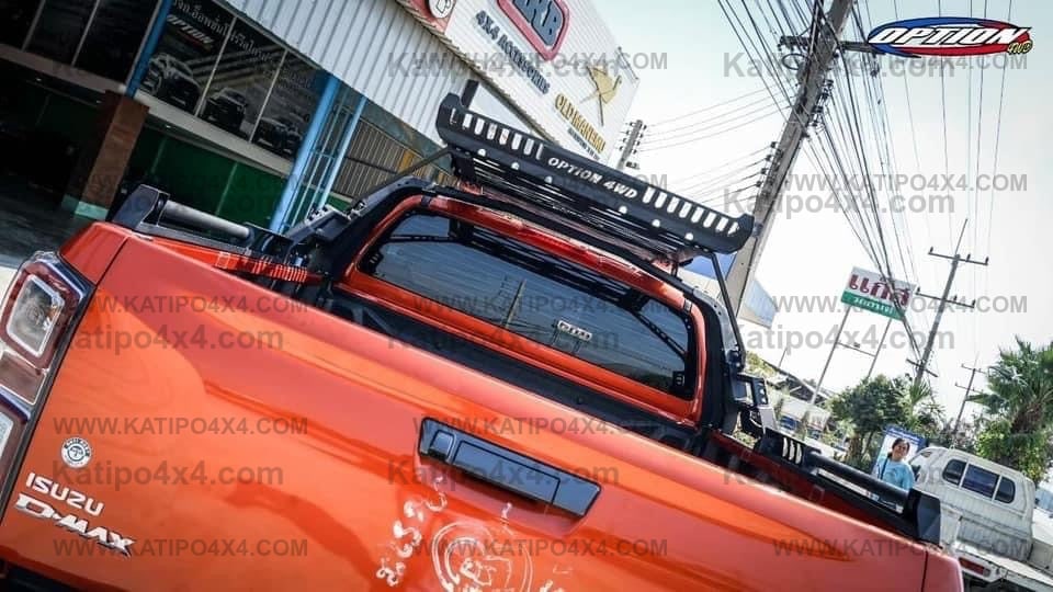 OPTION4WD - ISUZU D-MAX , SPORTS BARS & TENT RACKS ( 2020-2023 )