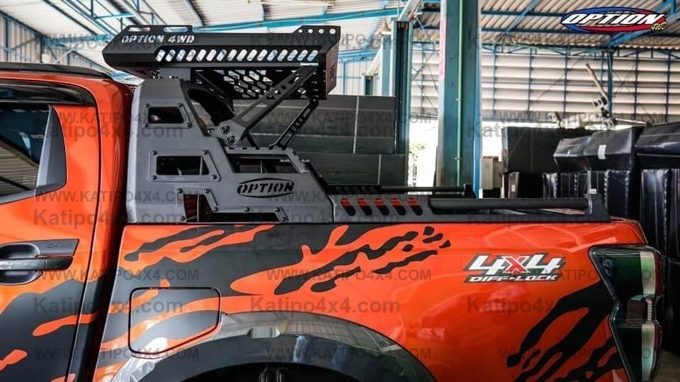 OPTION4WD - ISUZU D-MAX , SPORTS BARS & TENT RACKS ( 2020-2023 )
