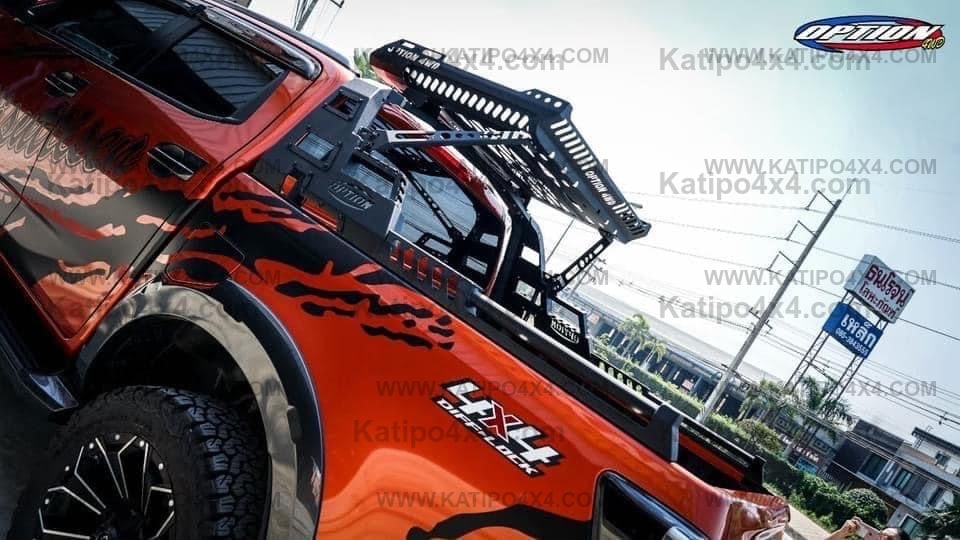OPTION4WD - ISUZU D-MAX , SPORTS BARS & TENT RACKS ( 2020-2023 )