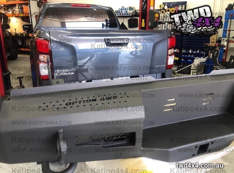 OPTION4WD - REAR BAR ISUZU D-MAX , FIGHTER DESIGN ( 2020-2023 )
