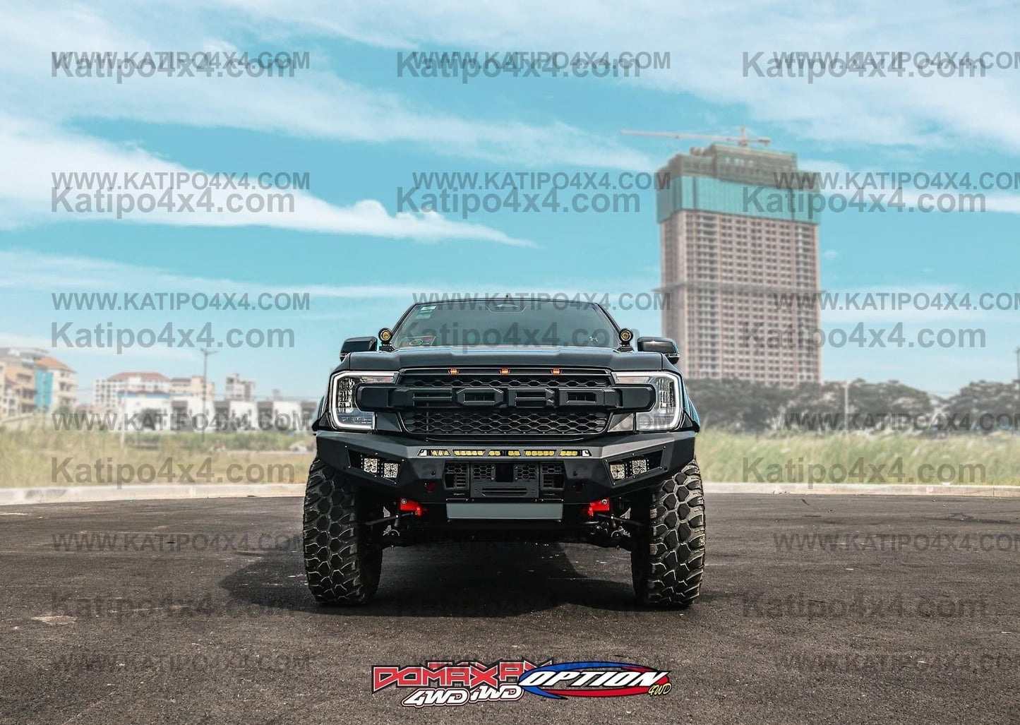 NEXT-GEN 2022+ OP-V1 FRONT WINCH BAR  - FORD RANGER & EVEREST ( IN STOCK NOW )