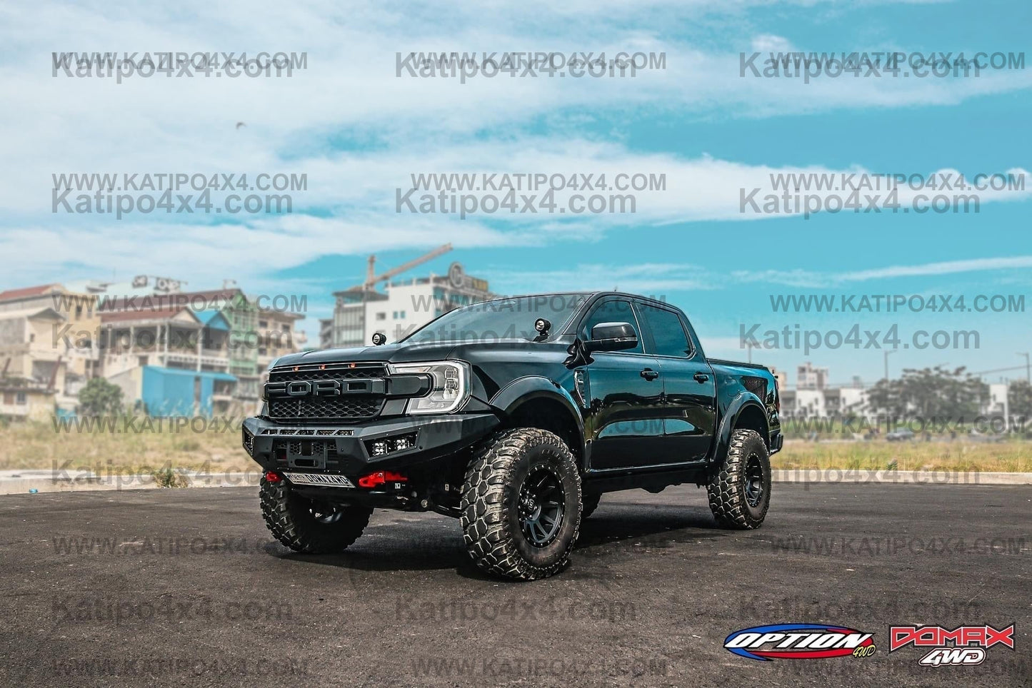 NEXT-GEN 2022+ OP-V1 FRONT WINCH BAR  - FORD RANGER & EVEREST ( IN STOCK NOW )