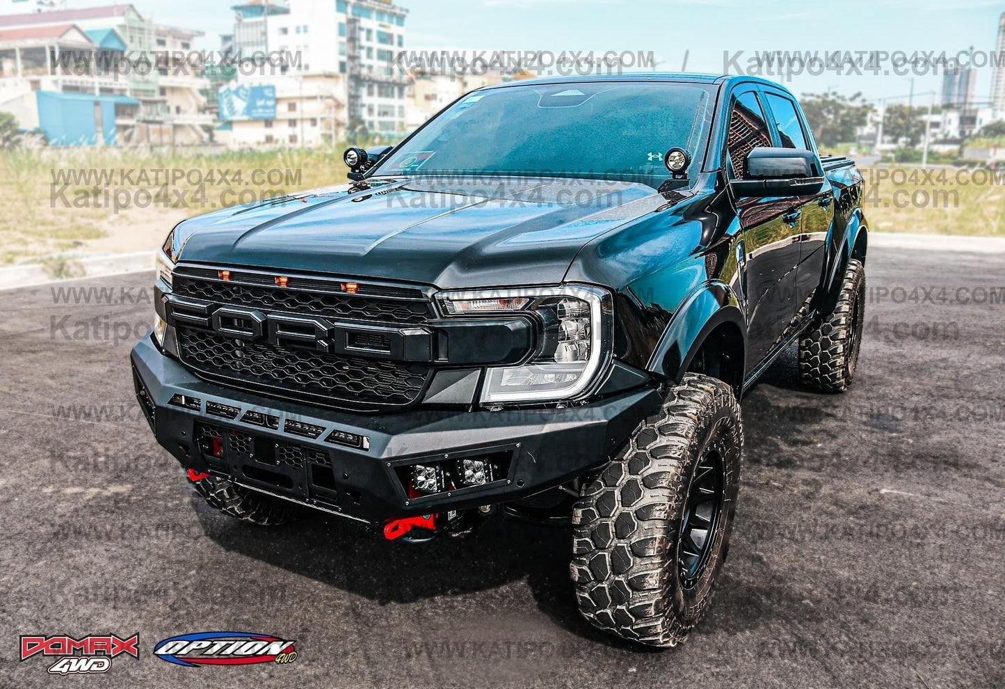 NEXT-GEN 2022+ OP-V1 FRONT WINCH BAR  - FORD RANGER & EVEREST ( IN STOCK NOW )