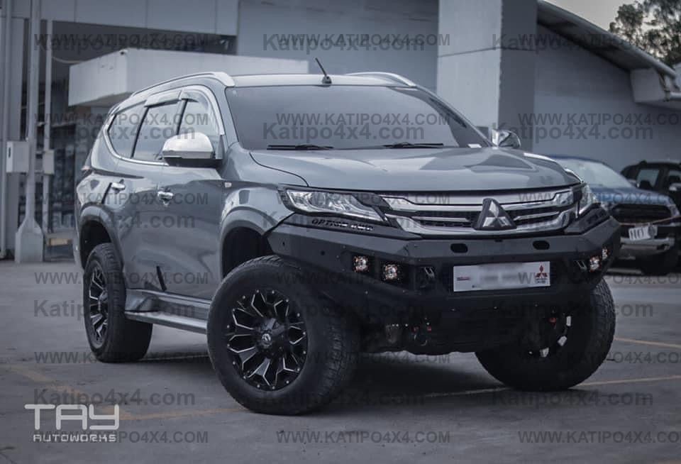 OPTION4WD - Mitsubishi Pajero V.1 FRONT WINCH BAR  ( 2015-2019 )