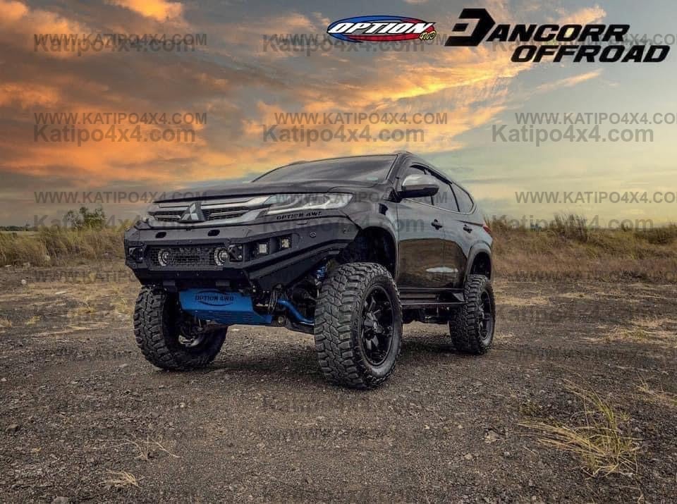 OPTION4WD - Mitsubishi Pajero V.1 FRONT WINCH BAR  ( 2015-2019 )