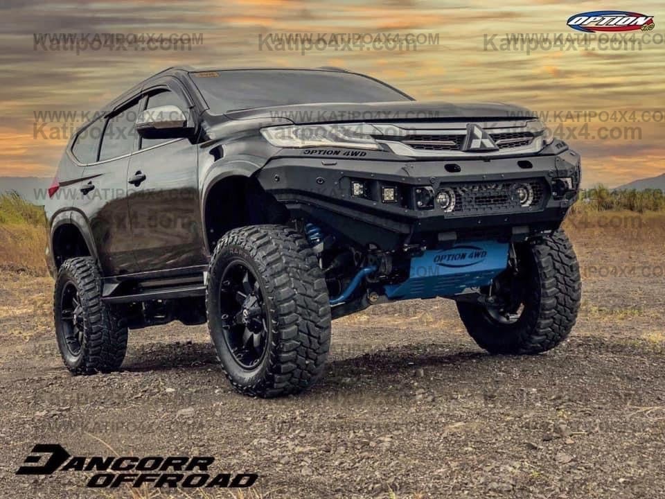 OPTION4WD - Mitsubishi Pajero V.1 FRONT WINCH BAR  ( 2015-2019 )