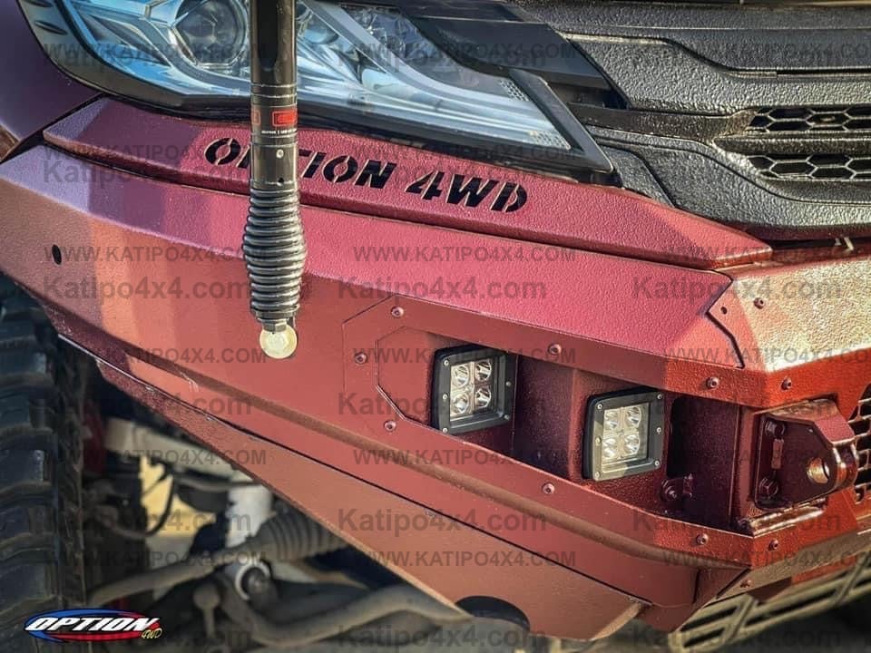 OPTION4WD - Mitsubishi Pajero V.1 FRONT WINCH BAR  ( 2015-2019 )