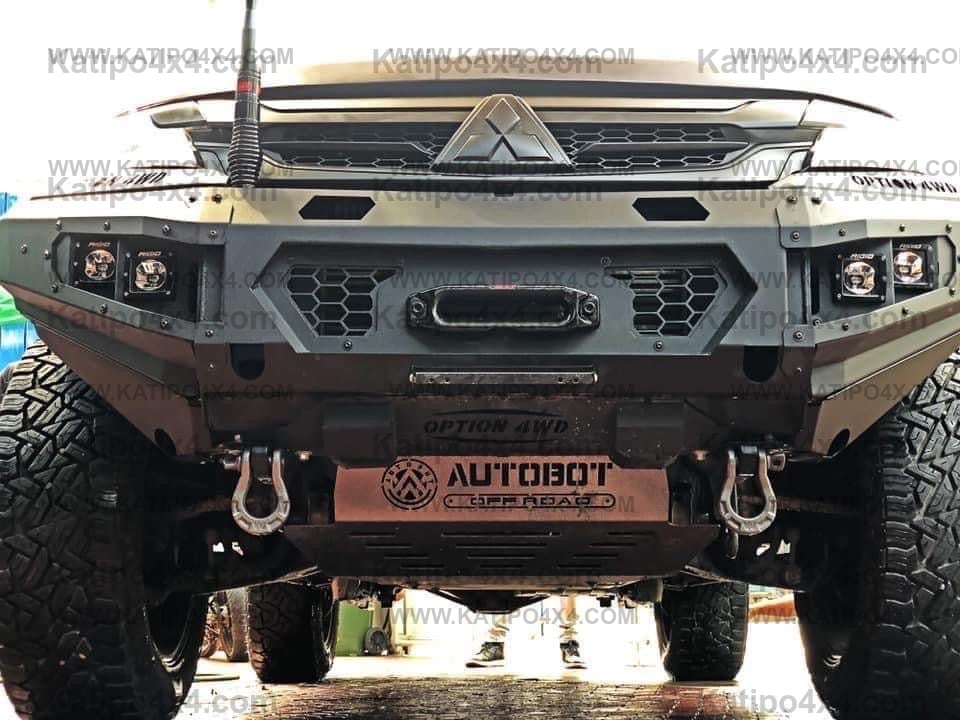 OPTION4WD - Mitsubishi Pajero V.1 FRONT WINCH BAR  ( 2015-2019 )