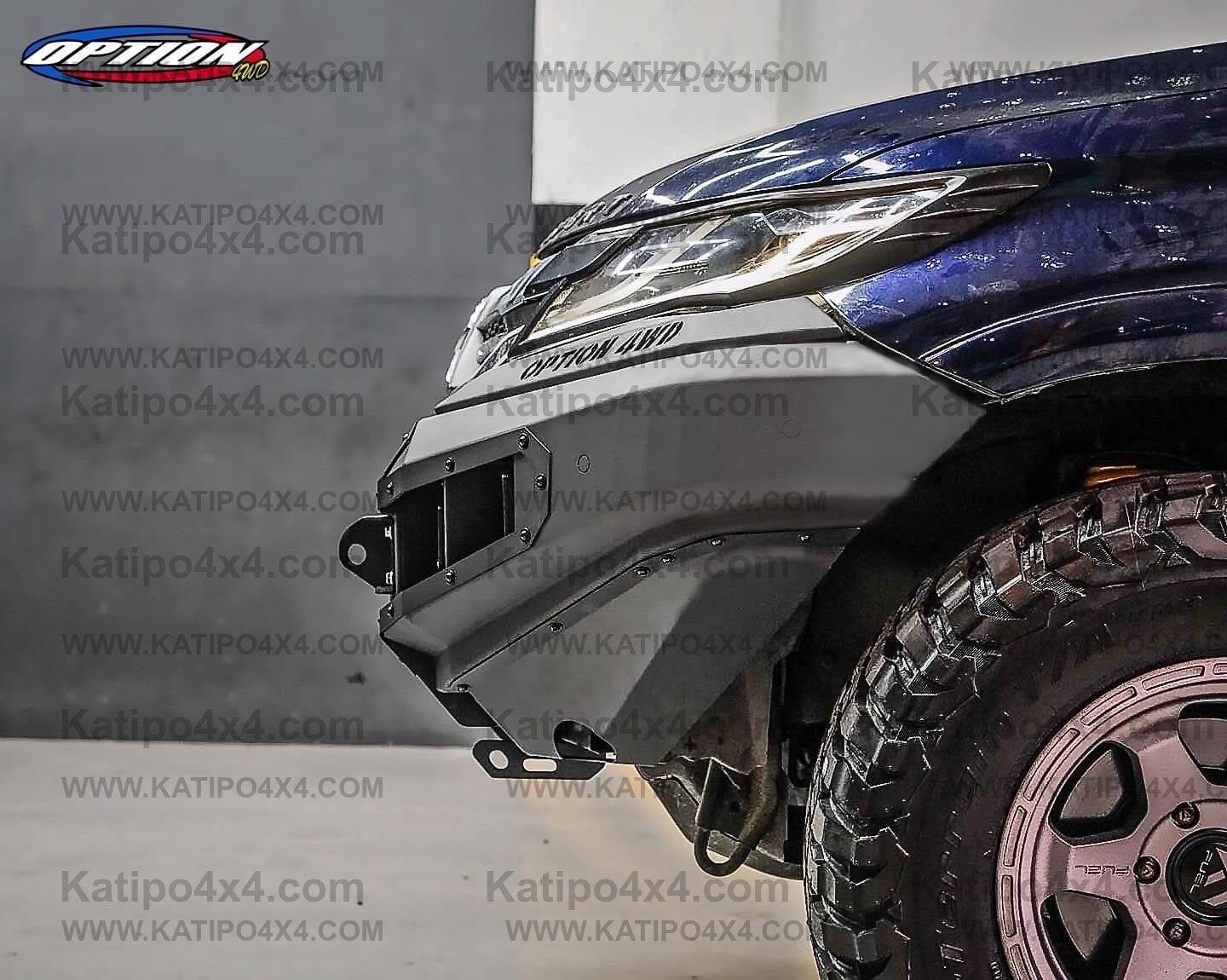OPTION4WD - Mitsubishi Pajero V.1 FRONT WINCH BAR  ( 2015-2019 )