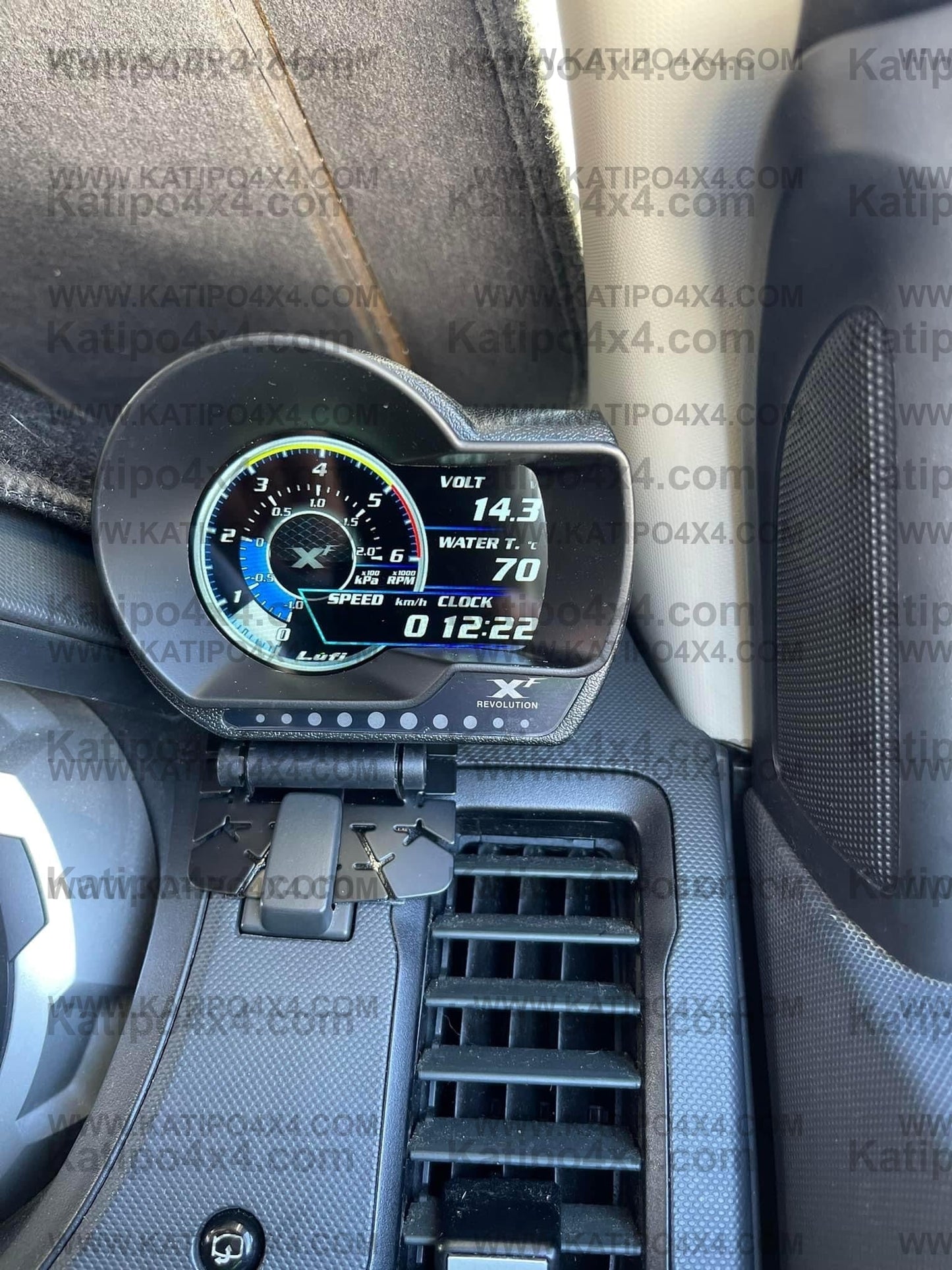 OBD2+GPS Smart Car HUD Gauge Digital Odometer, Turbo boost, Oil Temp & More