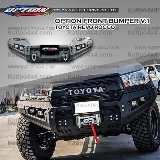 OPTION4WD - TOYOTA HILUX N80 V.1 FRONT BAR 2015-2025+