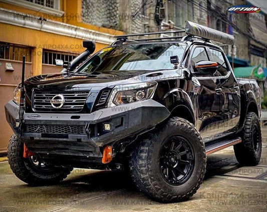 OPTION4WD - V.1 FRONT WINCH BAR - NISSAN NAVARA (2015-2019 )