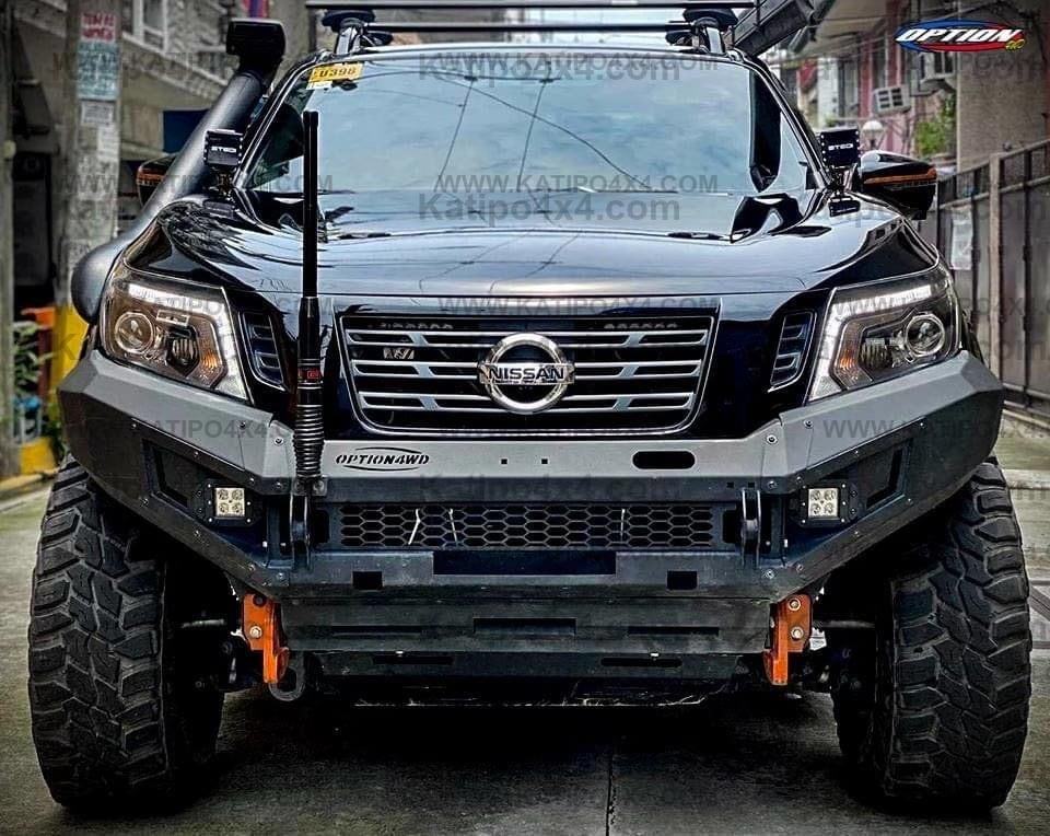 OPTION4WD - V.1 FRONT WINCH BAR - NISSAN NAVARA (2015-2019 )
