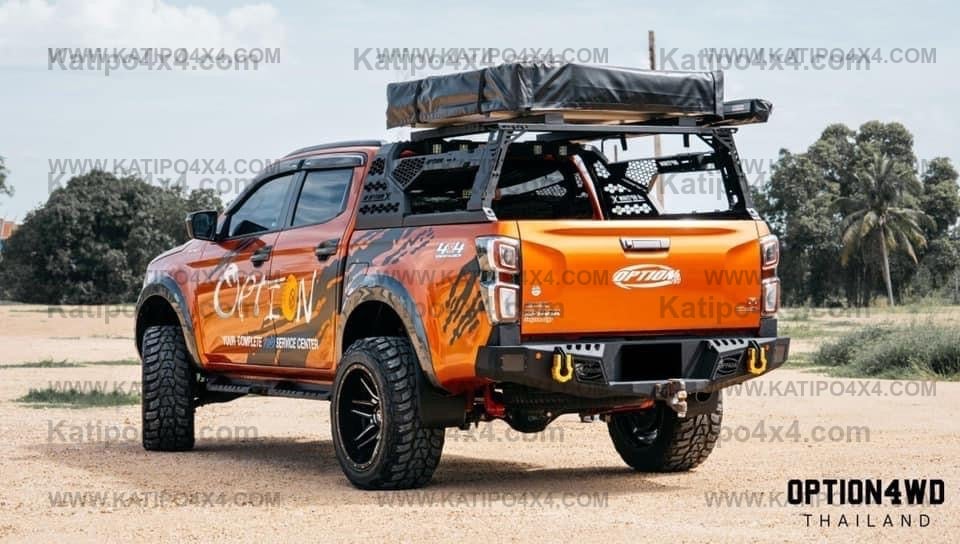 OPTION4WD - ISUZU D-MAX , SPORTS BARS & TENT RACKS ( 2020-2023 )