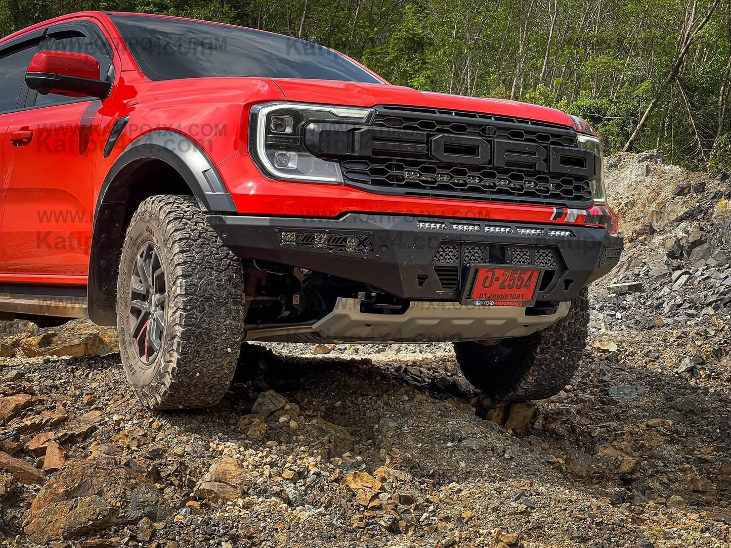 OPTION4WD - NEXT-GEN RAPTOR OP-X FRONT WINCH BAR