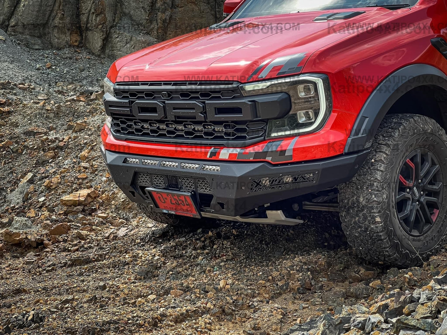 OPTION4WD - NEXT-GEN RAPTOR OP-X FRONT WINCH BAR