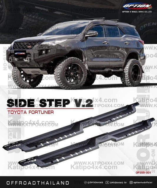 TOYOTA FORTUNER V.2 SIDE STEPS 2015-2024+