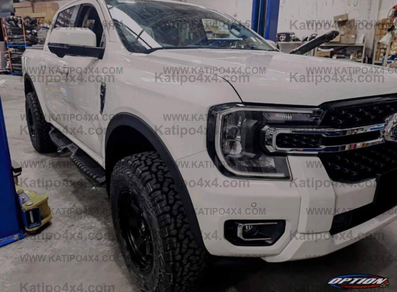 OPTION4WD - FORD RANGER & RAPTOR & BT-50 V.2 SIDE STEPS (2012-2023+)