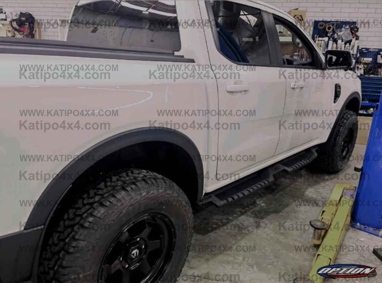OPTION4WD - FORD RANGER & RAPTOR & BT-50 V.2 SIDE STEPS (2012-2023+)
