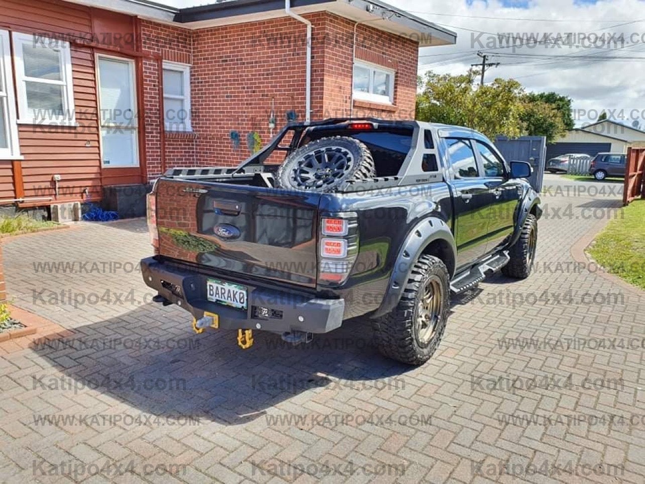 OPTION4WD - SPARE WHEEL HOLDER RACK ( UNIVERSAL )