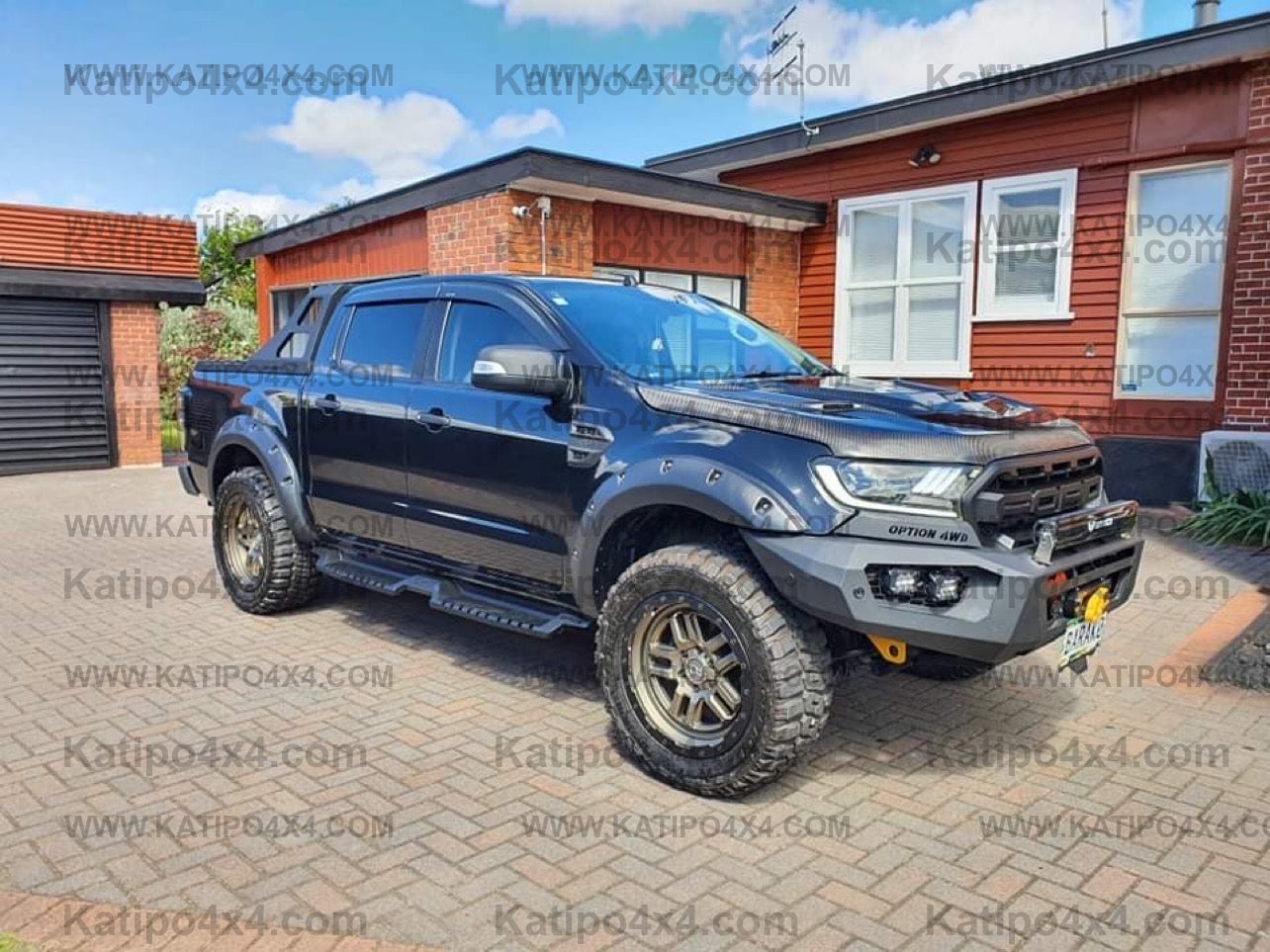 OPTION4WD - SPARE WHEEL HOLDER RACK ( UNIVERSAL )