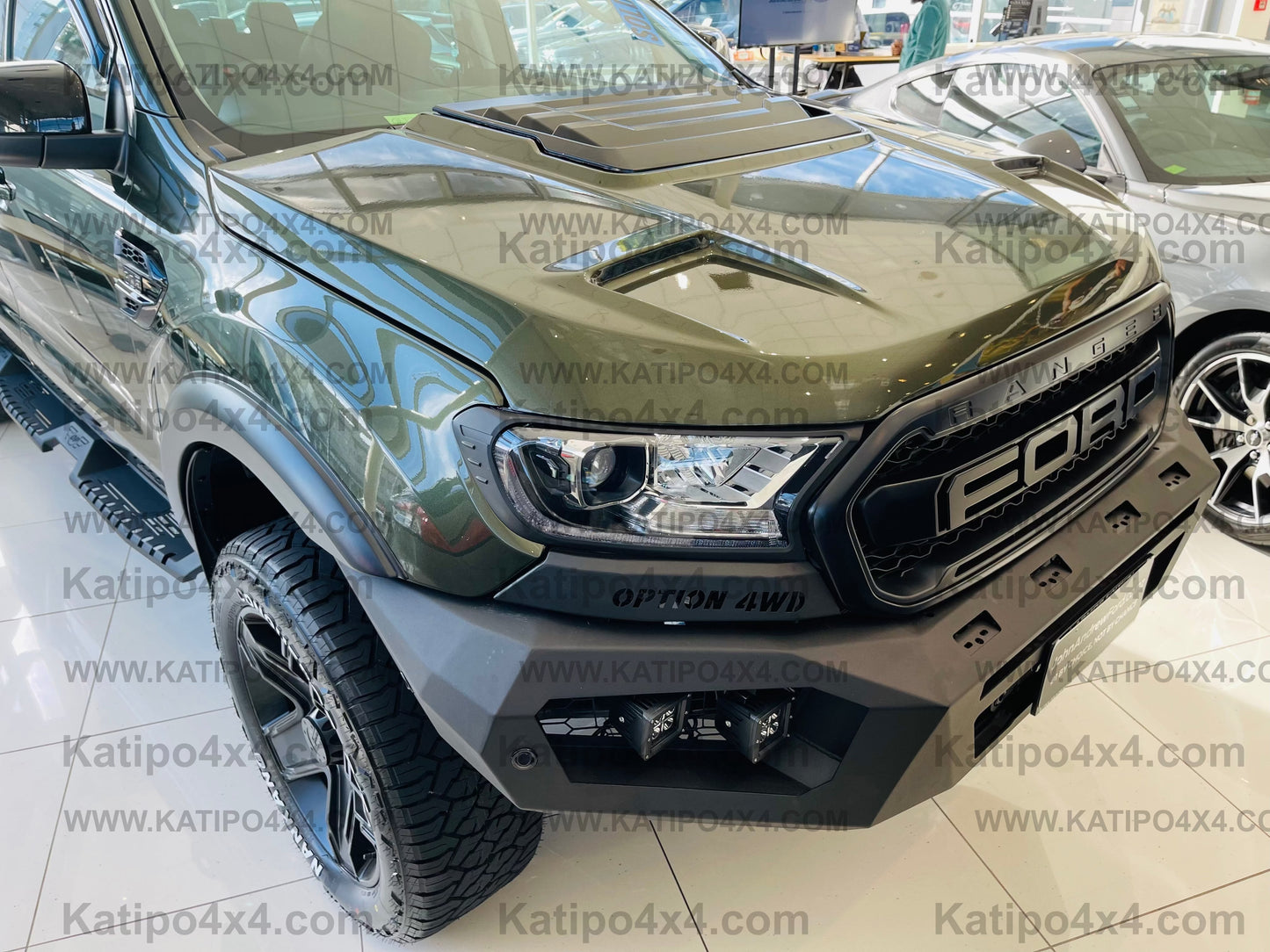 OPTION4WD - V.3 FRONT WINCH BAR - RANGER & EVEREST  (2015-2022)
