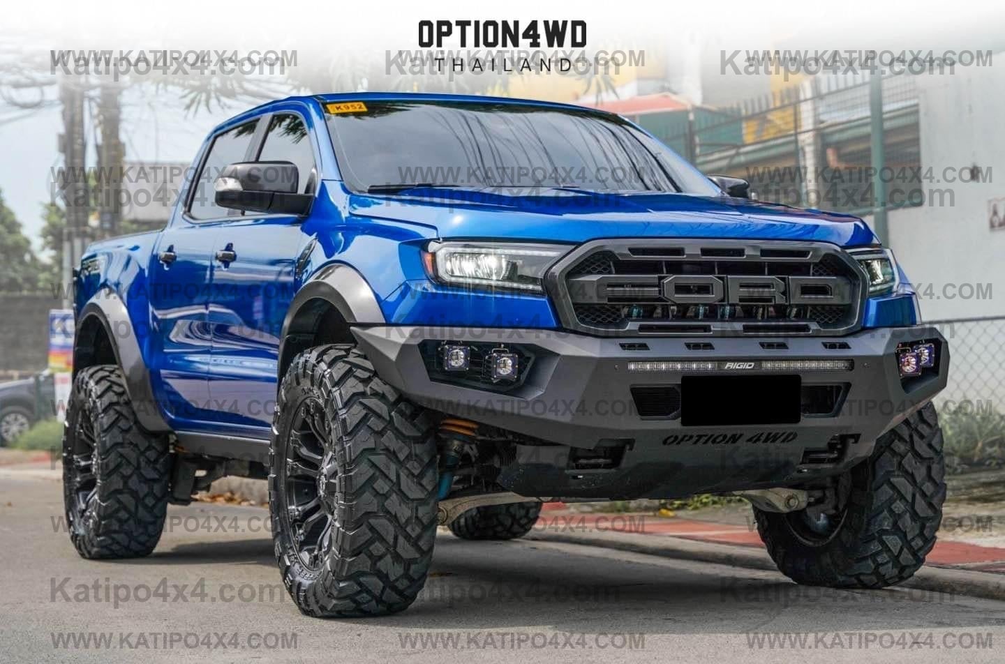 V.2 FRONT WINCH BAR, RANGER RAPTOR ( 2018-2022 ) NEW ZEALAND ONLY