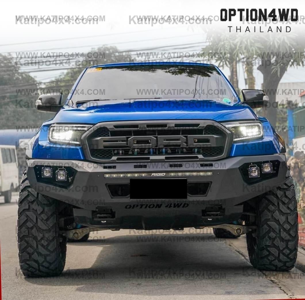 V.2 FRONT WINCH BAR, RANGER RAPTOR ( 2018-2022 ) NEW ZEALAND ONLY