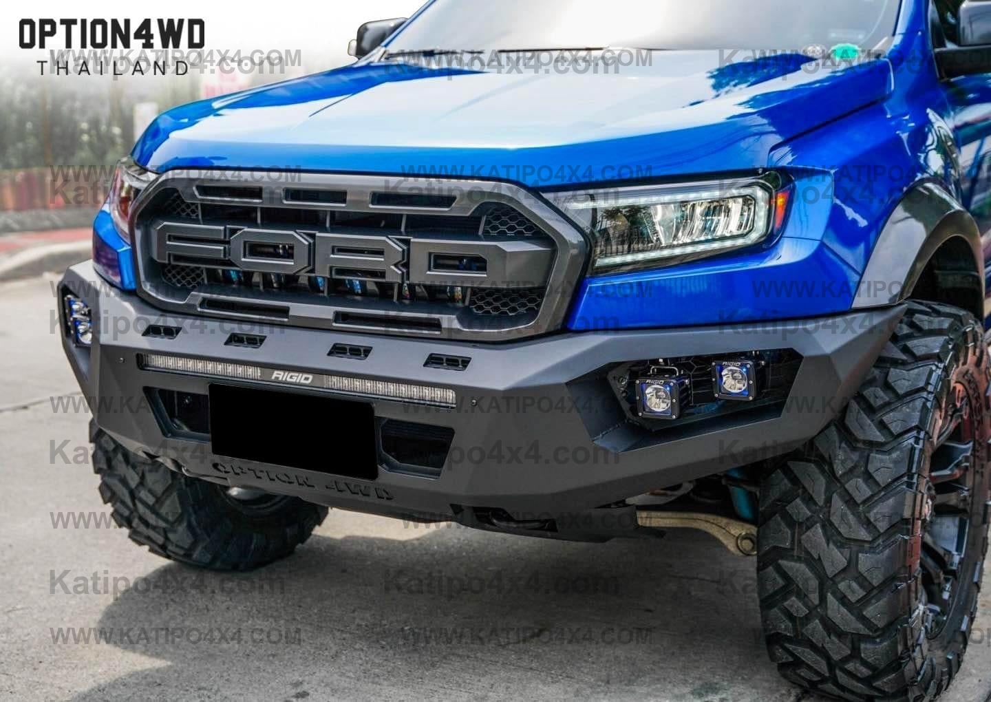 V.2 FRONT WINCH BAR, RANGER RAPTOR ( 2018-2022 ) NEW ZEALAND ONLY