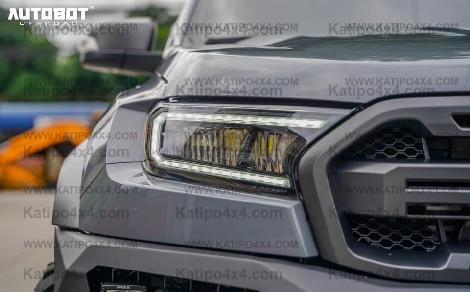 ( ROAD LEGAL LED HEADLIGHTS  ) FORD RANGER, EVEREST & RAPTOR (2015-2022) - ( FREE WORLD WIDE SHIPPING )