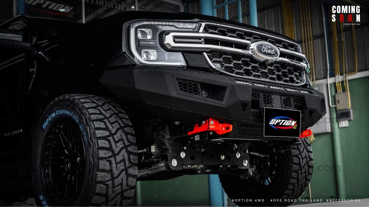 NEXT-GEN EVEREST - OP-V1 FRONT WINCH BAR FORD EVEREST 2022+ ( IN STOCK NOW )